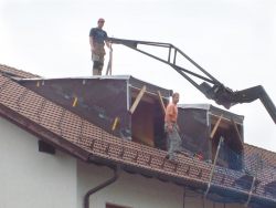 Einbau nachträglicher Dachgaupen