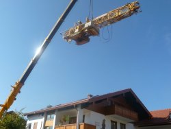 Baukrantransport in Rottach- Egern