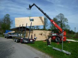 Montage mobiler Hühnerstall