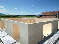 Aussenwände in Massivholzbauweise