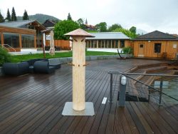 Handtuchhalter im Wellnessbereich