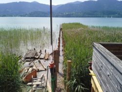 Stegbau am Tegernsee