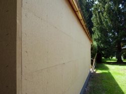 Fassadendämmung mit Holzfaser